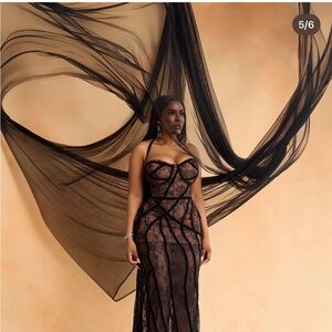 Niovo Atelier ultra feminine handmade dress made in Nigeria